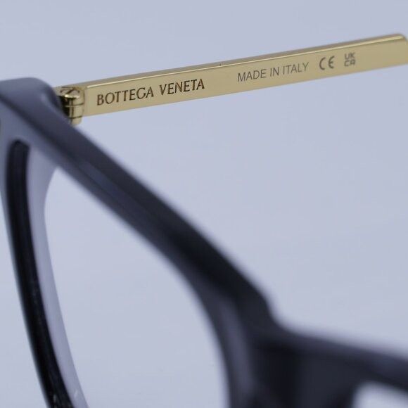 Bottega Veneta Bottega Veneta BV1040OA 001 Eyeglasses Black/Gold 54mm Size ONE SIZE - 7 Thumbnail