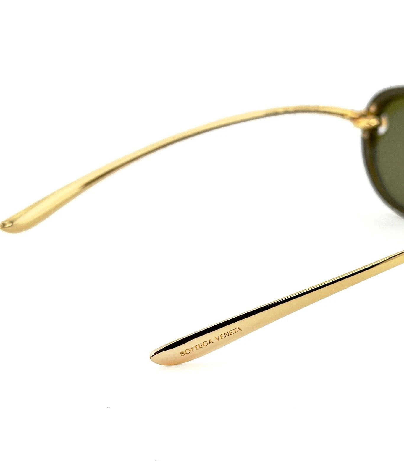 Bottega Veneta BOTTEGA VENETA 1418 KNOT Pilot BV1418S Gold Green Unisex 003 Size ONE SIZE - 7 Thumbnail