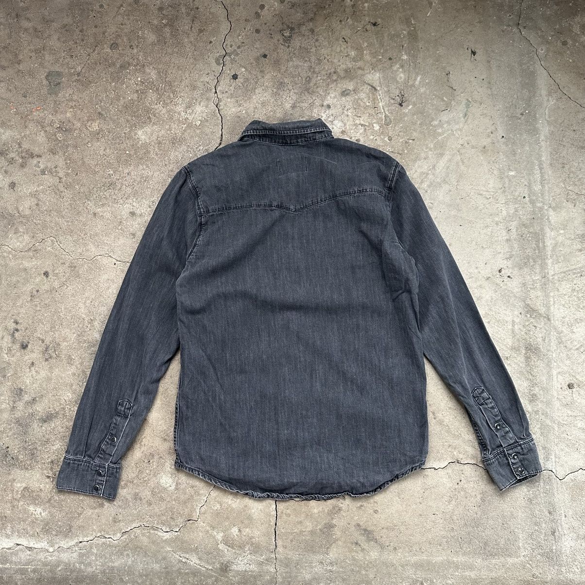 Sandro Sandro Paris Denim Jeans Shirt Long Sleeve Men's Size US S / EU 44-46 / 1 - 7 Thumbnail