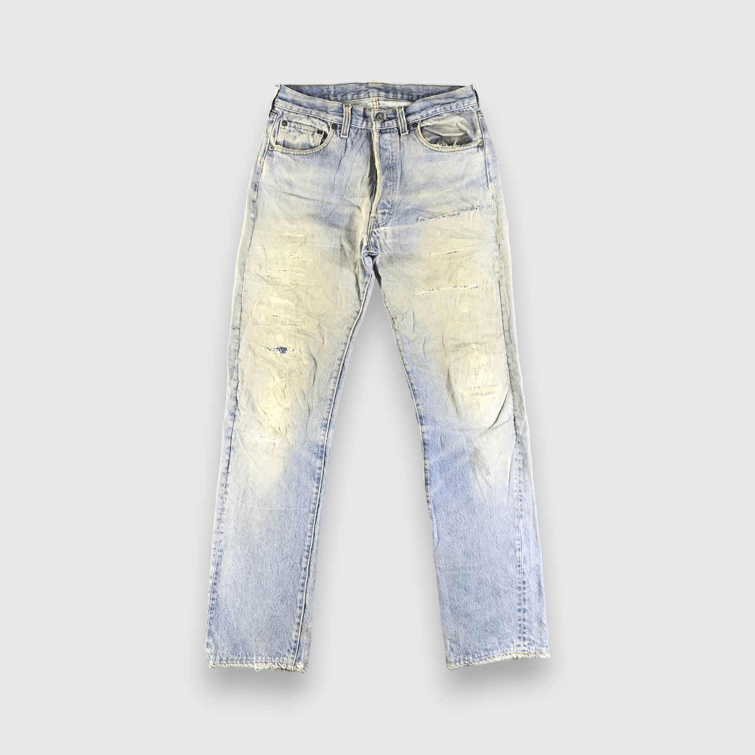 Levi's 90s Vintage Light Wash Levis 501 Jeans-J3629 Size US 29 - 1 Thumbnail