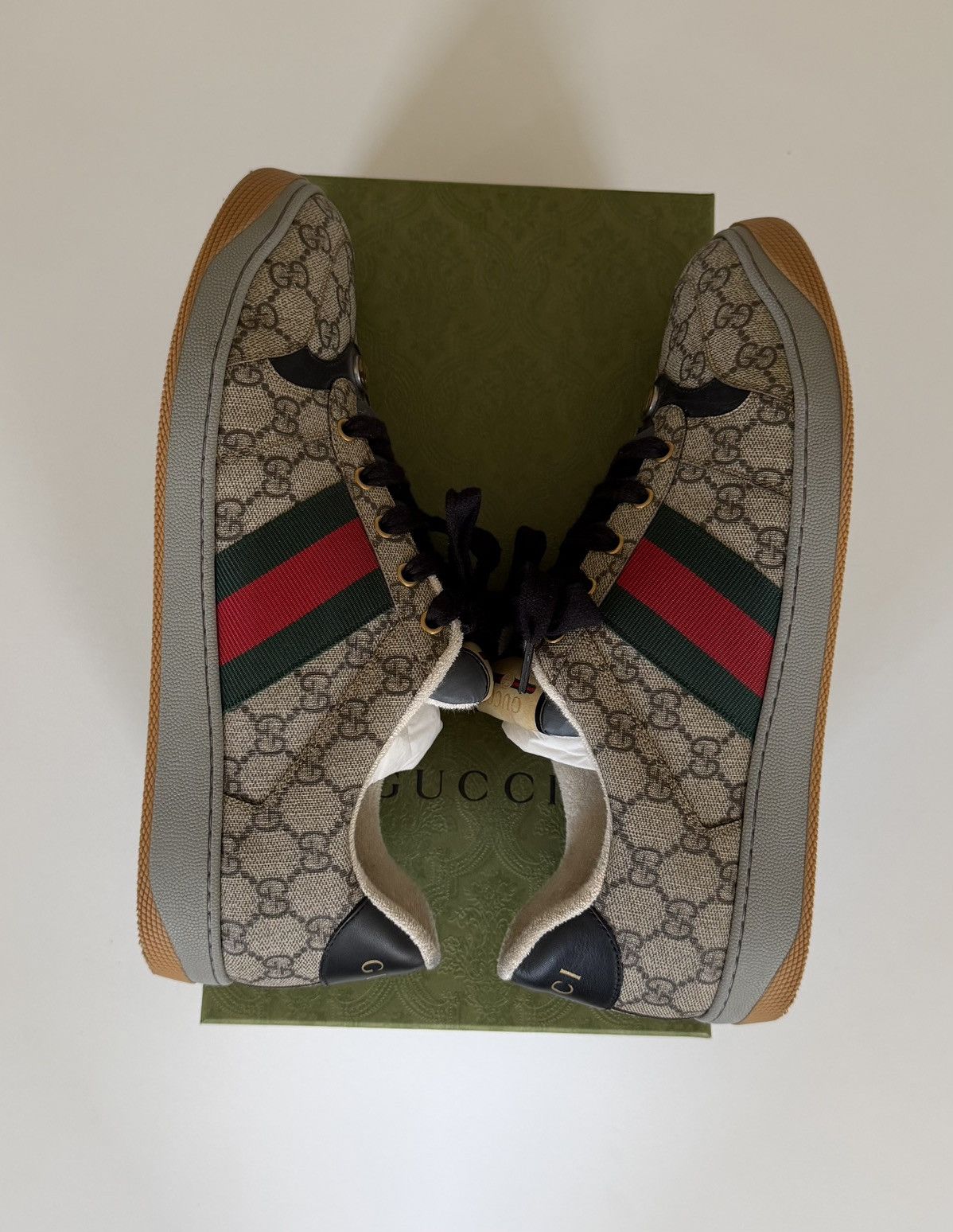 Gucci Gucci Sceener Low Top Sneaker Size US 11 / EU 44 - 4 Thumbnail