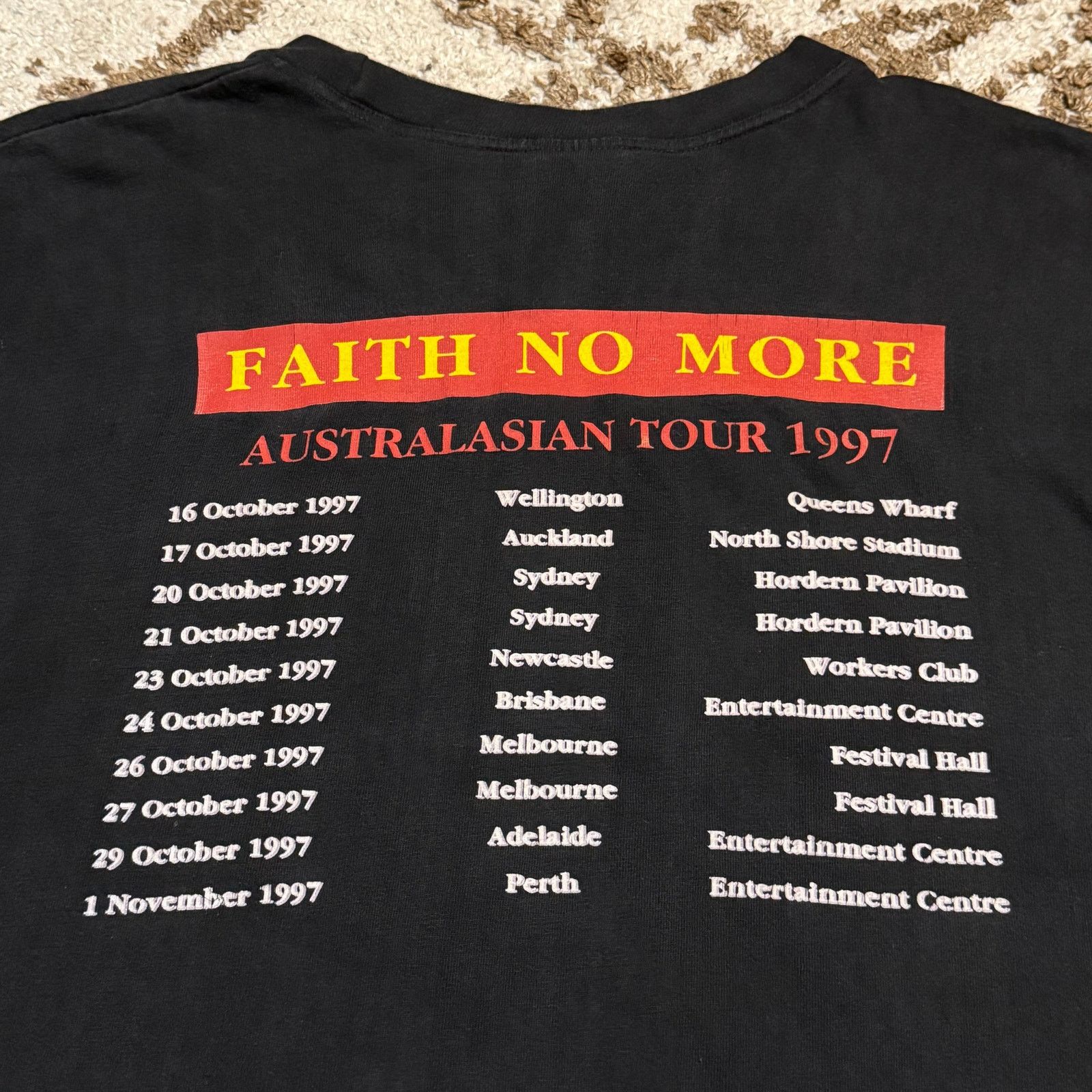 Band Tees × Vintage 1997 Faith No More Australasian Tour Shirt Medium Size US M / EU 48-50 / 2 - 4 Thumbnail