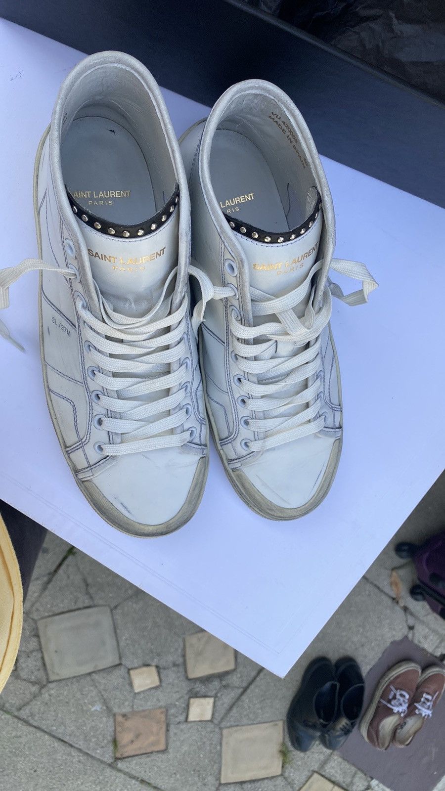 Saint Laurent Paris SL 37M Surf Sound Sneakers Size US 7 / EU 40 - 4 Thumbnail