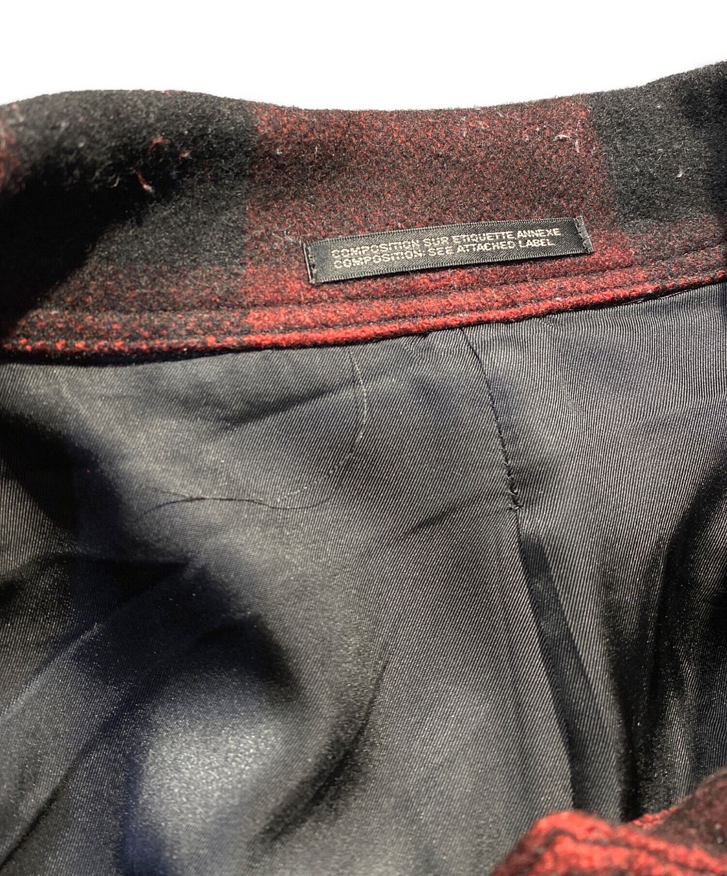 Yohji Yamamoto Yohji Yamamoto pour homme print stand-up collar coat Size US S / EU 44-46 / 1 - 7 Thumbnail