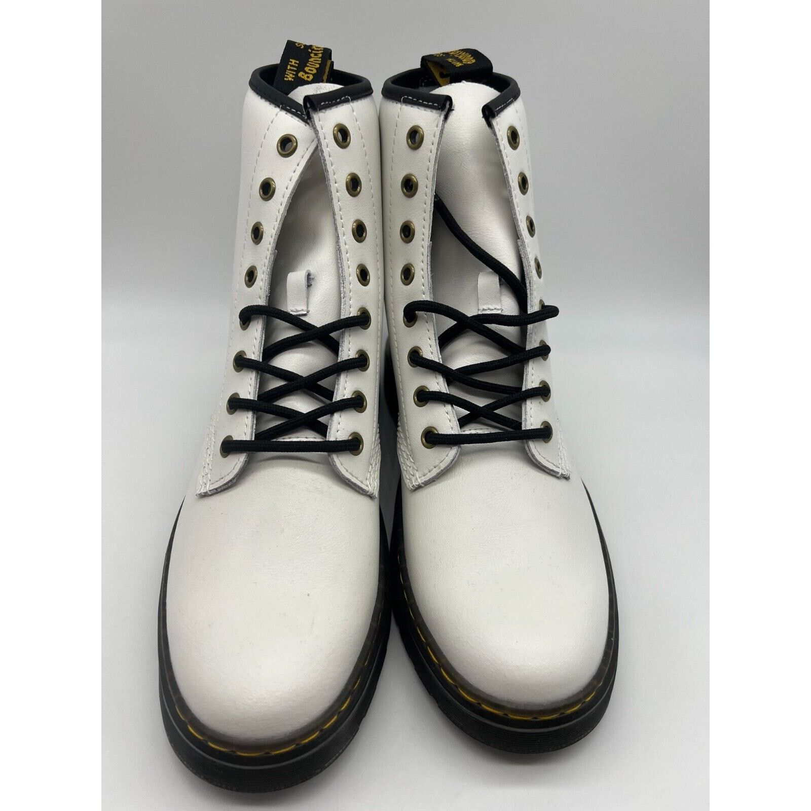 Dr. Martens Dr Martens Zavala Boots White Patent Leather Women Sz 10 NEW Size US 10 / IT 40 - 6 Thumbnail