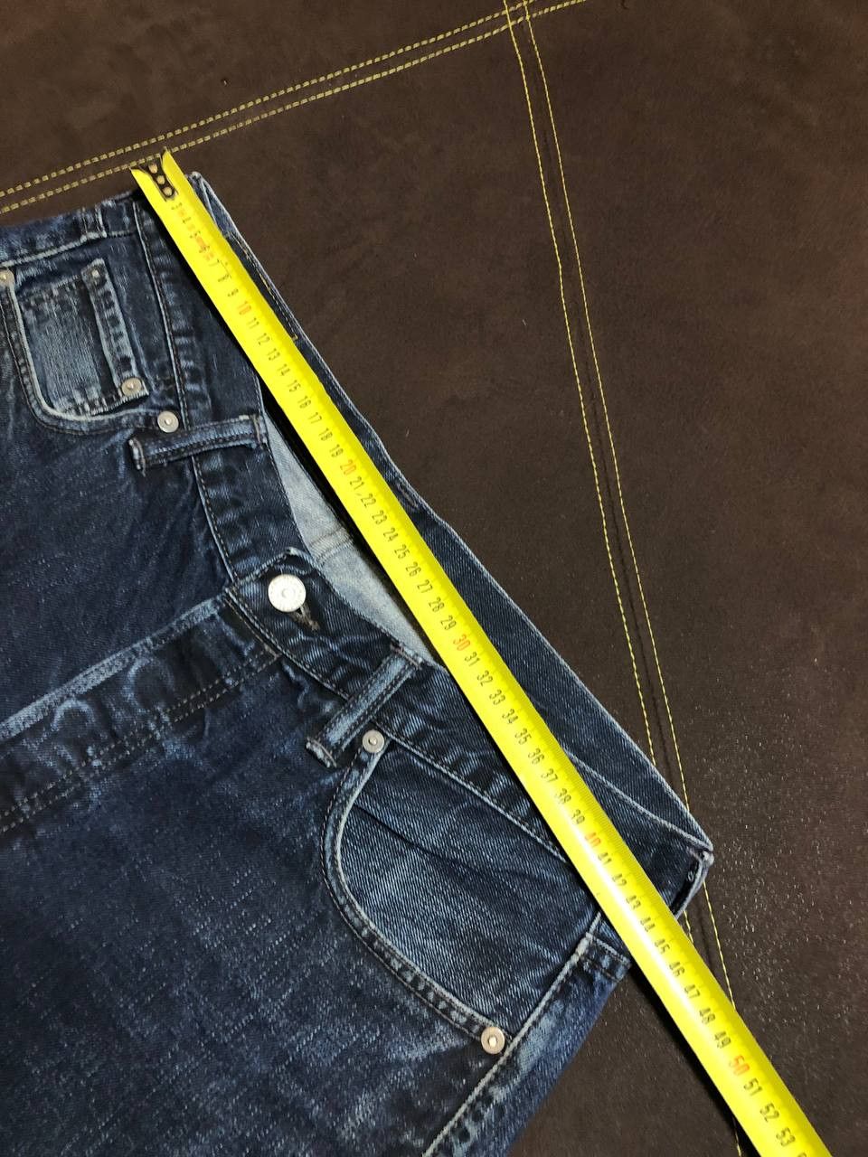 Levi's Vintage 501 Straight Leg Blue Denim Distressed shorts Size US 34 / EU 50 - 5 Thumbnail