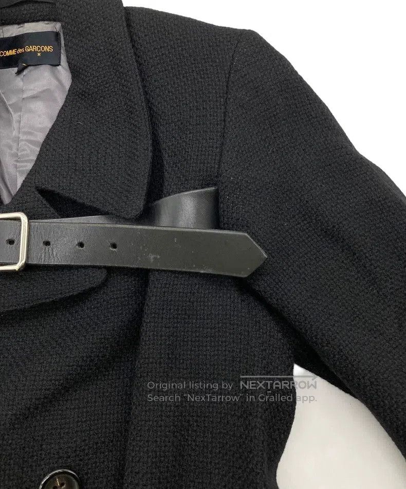 Comme des Garcons Comme des Garcons Belted Woolen Coat Size S / US 4 / IT 40 - 5 Thumbnail