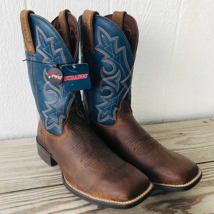 Durango Durango Westward Mens Acorn Brown Cobalt Blue Boots 12 W | Grailed