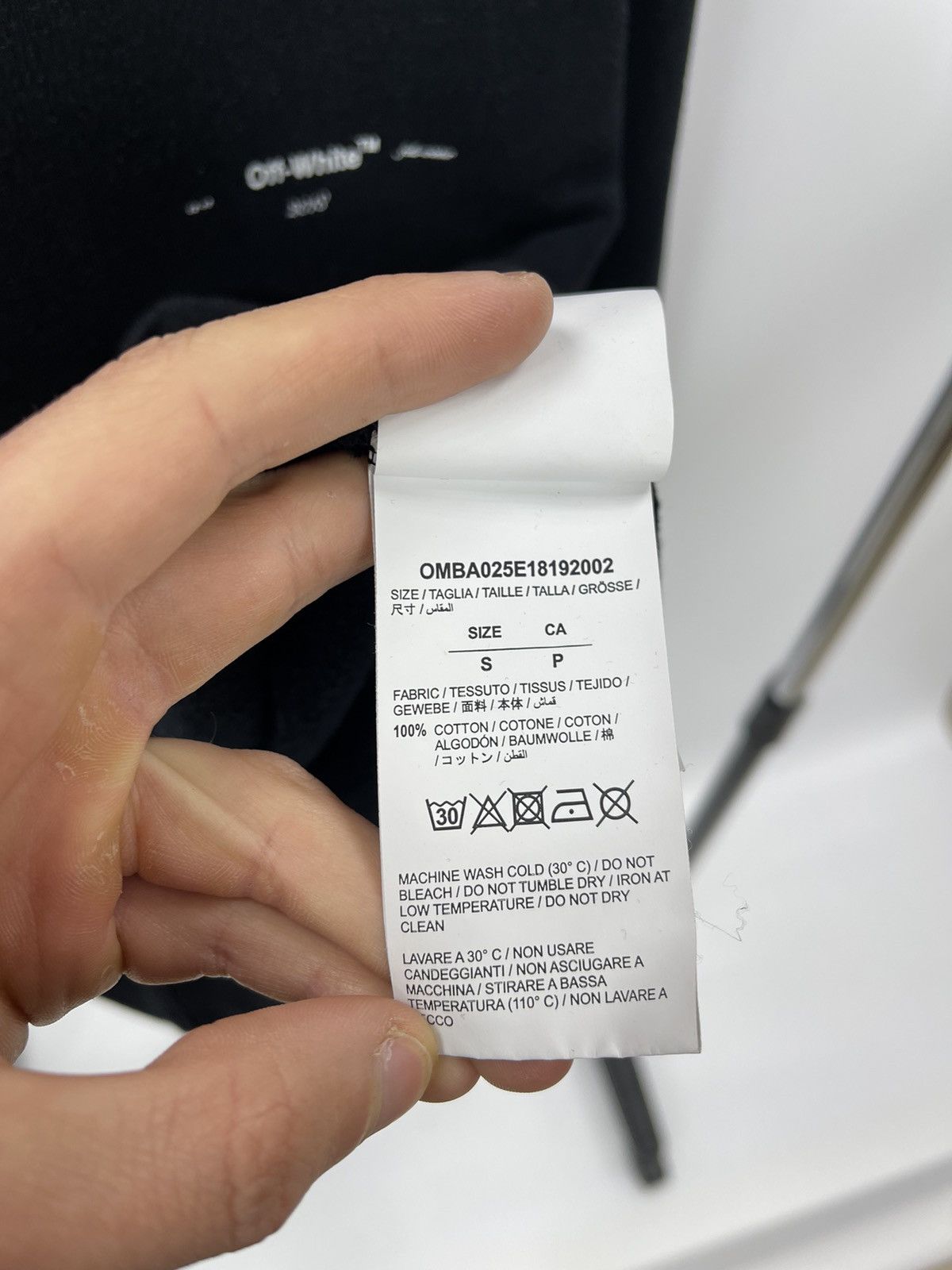Off-White Off-White Sweatshirt Size S Black Big Logo Size US S / EU 44-46 / 1 - 7 Thumbnail