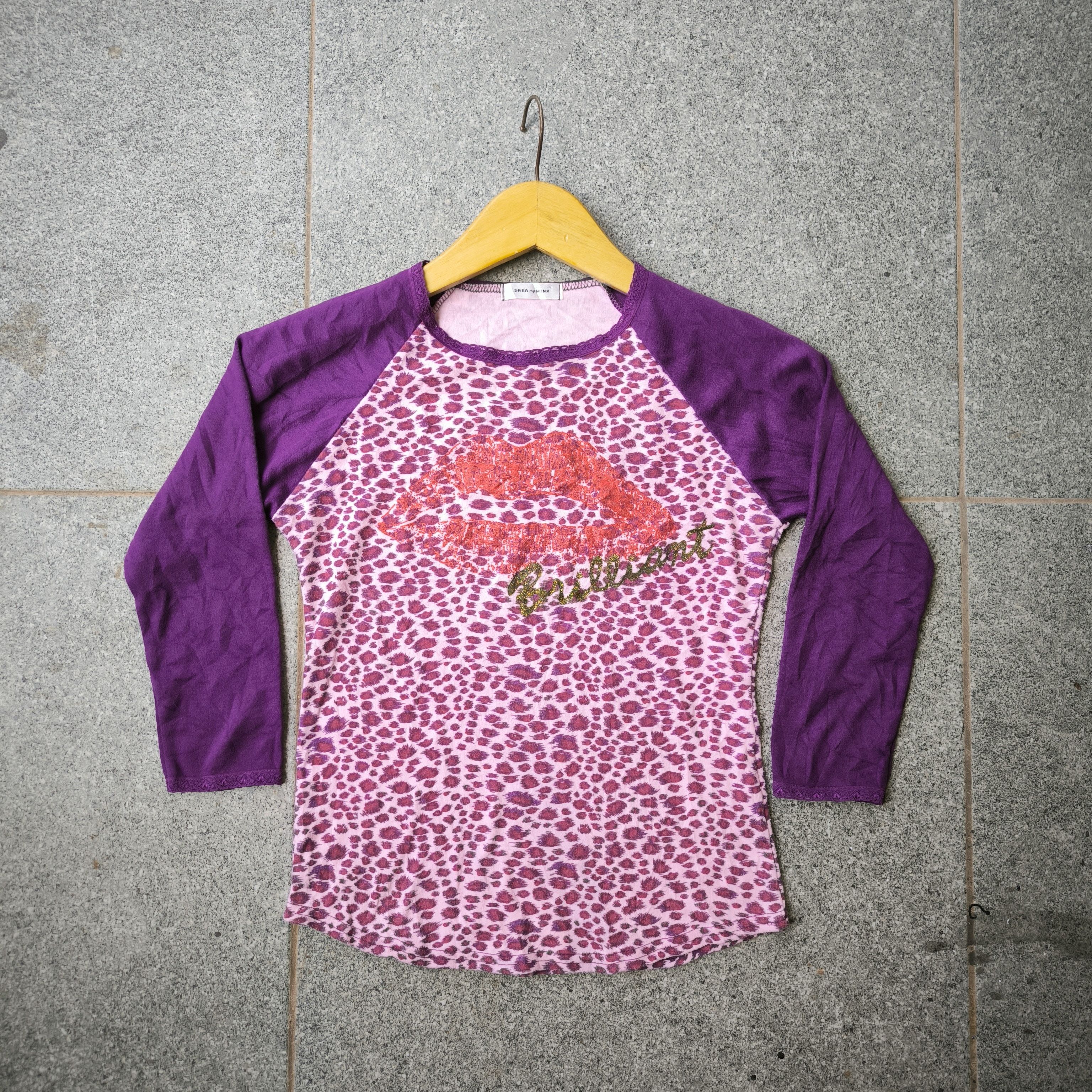 Japanese Brand × Vintage Y2K style leopard longsleeve tshirt Size M / US 6-8 / IT 42-44 - 1 Thumbnail