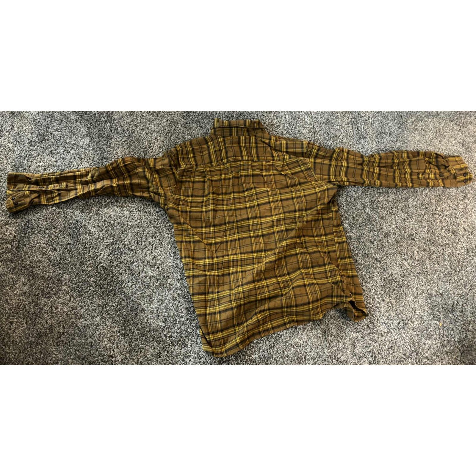 Carhartt Carhartt Rugged Flex Midweight Flannel Plaid Shirt Yellow L Size US L / EU 52-54 / 3 - 4 Thumbnail