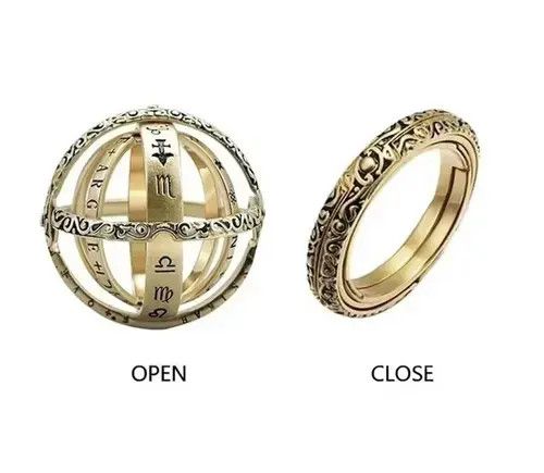 Japanese Brand Gold Color Astronomical Ball Pendant Necklace Size ONE SIZE - 3 Thumbnail