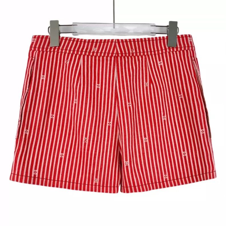Louis Vuitton Louis Vuitton Color-block presbyopic striped cotton slacks Size US 40 / EU 56 - 2 Thumbnail