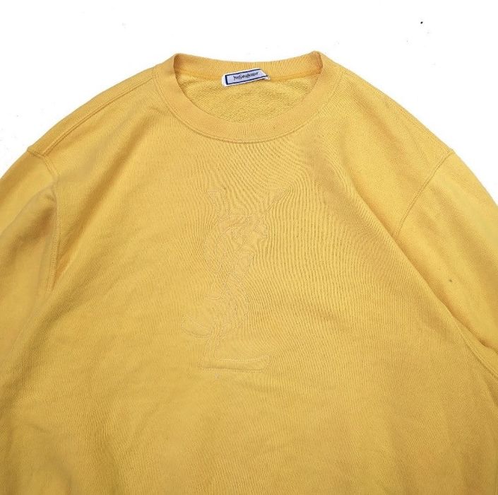 Yves saint laurent yellow on sale sweatshirt