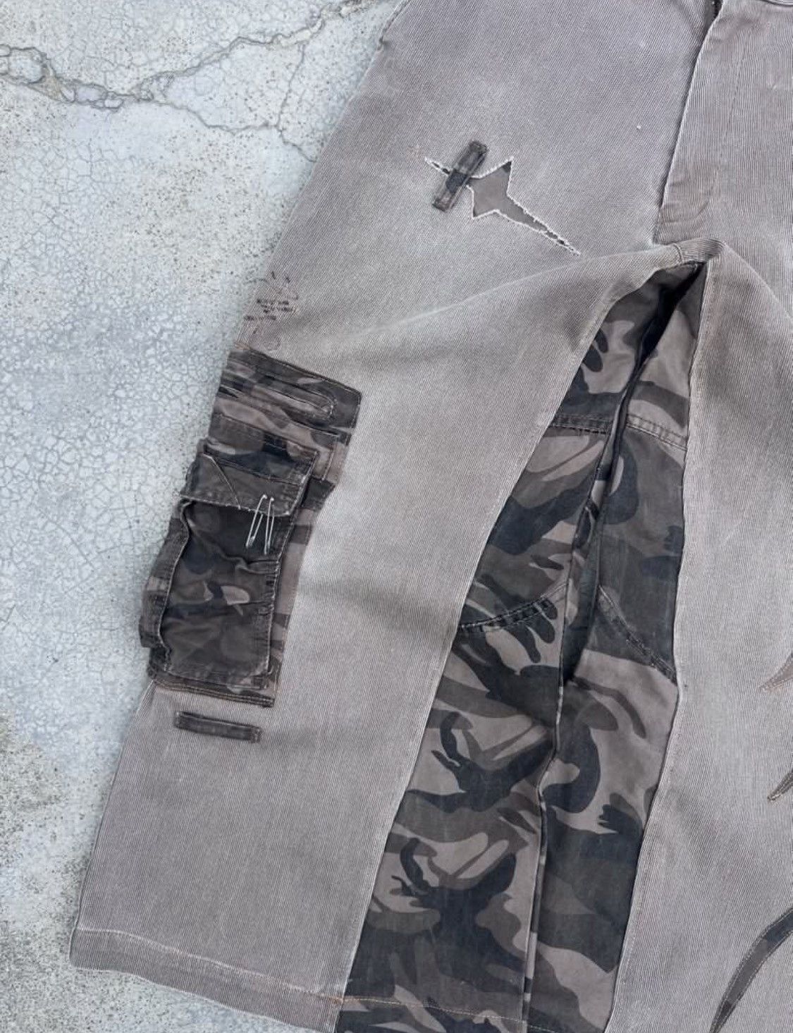 Japanese Brand Fulgurite coduroy rework Wide leg Baggy Size US 32 / EU 48 - 6 Thumbnail