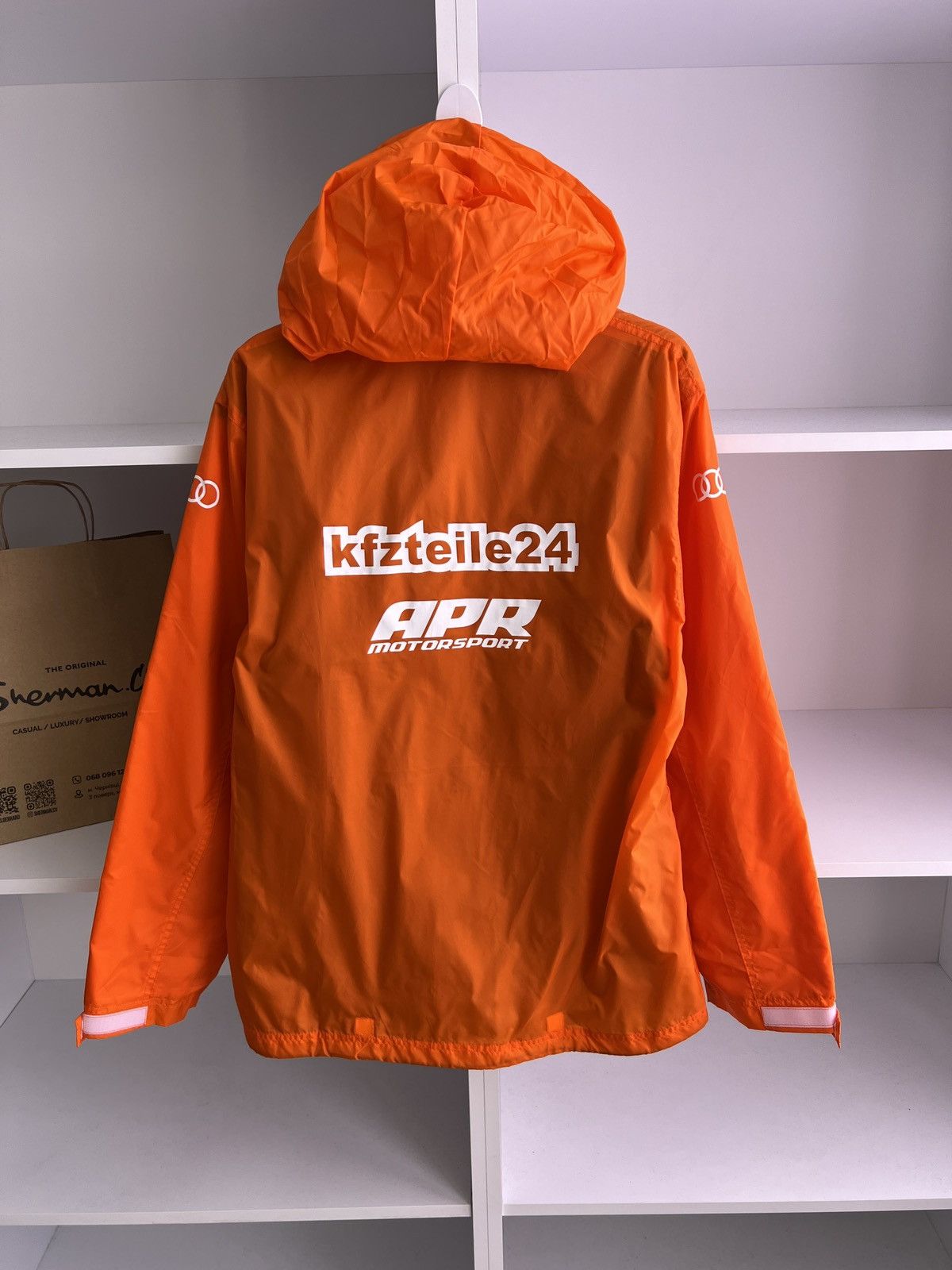 Audi × Vintage Vintage Audi Sport Light Orange Racing Jacket Size US L / EU 52-54 / 3 - 1 Thumbnail
