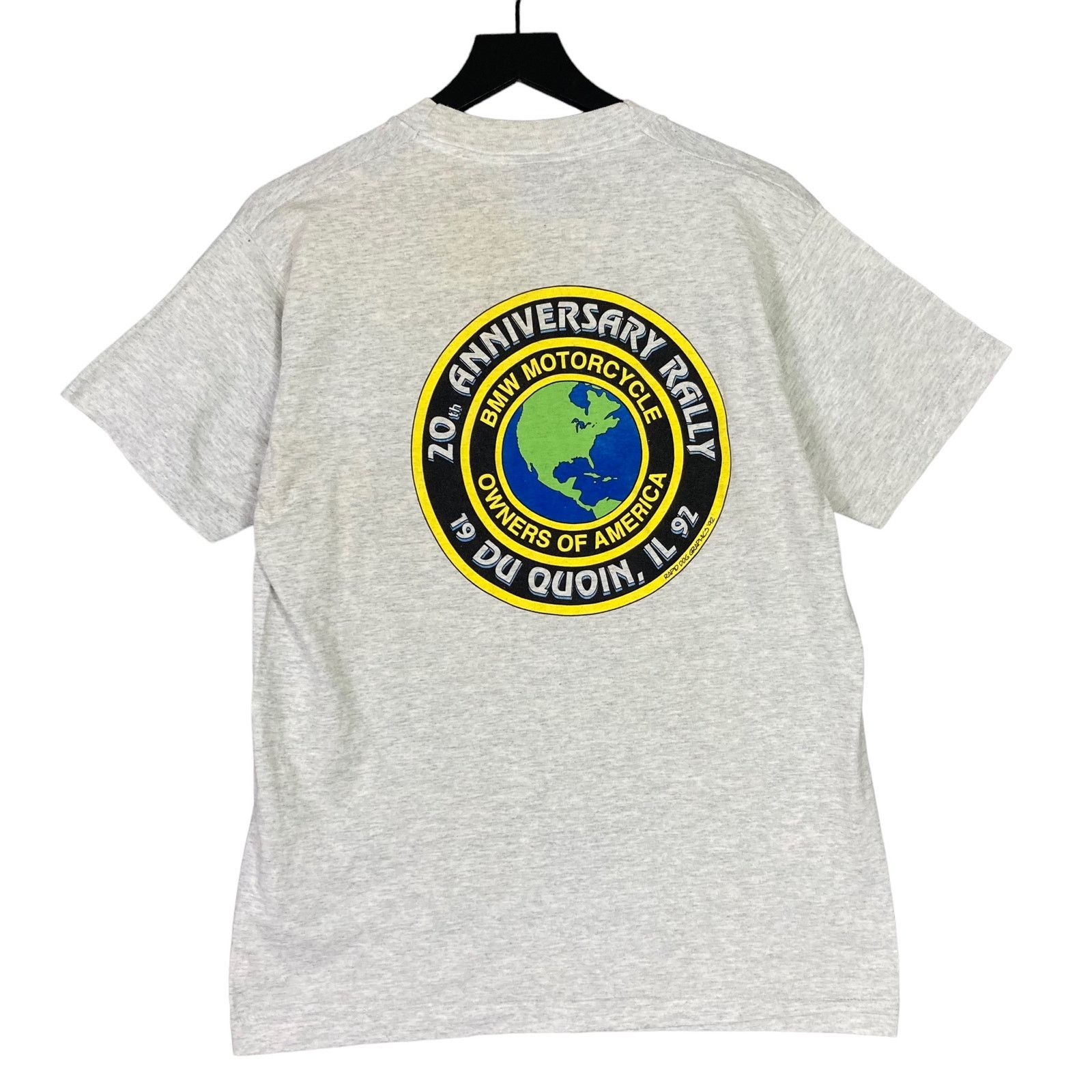 Vintage Vintage BMW Motorcycle Anniversary Rally T-Shirt L 1992 Size US L / EU 52-54 / 3 - 1 Thumbnail