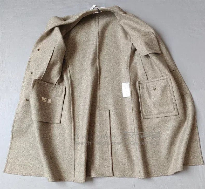 Hermes Hermes Men's cashmere overcoat, light grey, 100% cashmere Size US M / EU 48-50 / 2 - 5 Thumbnail