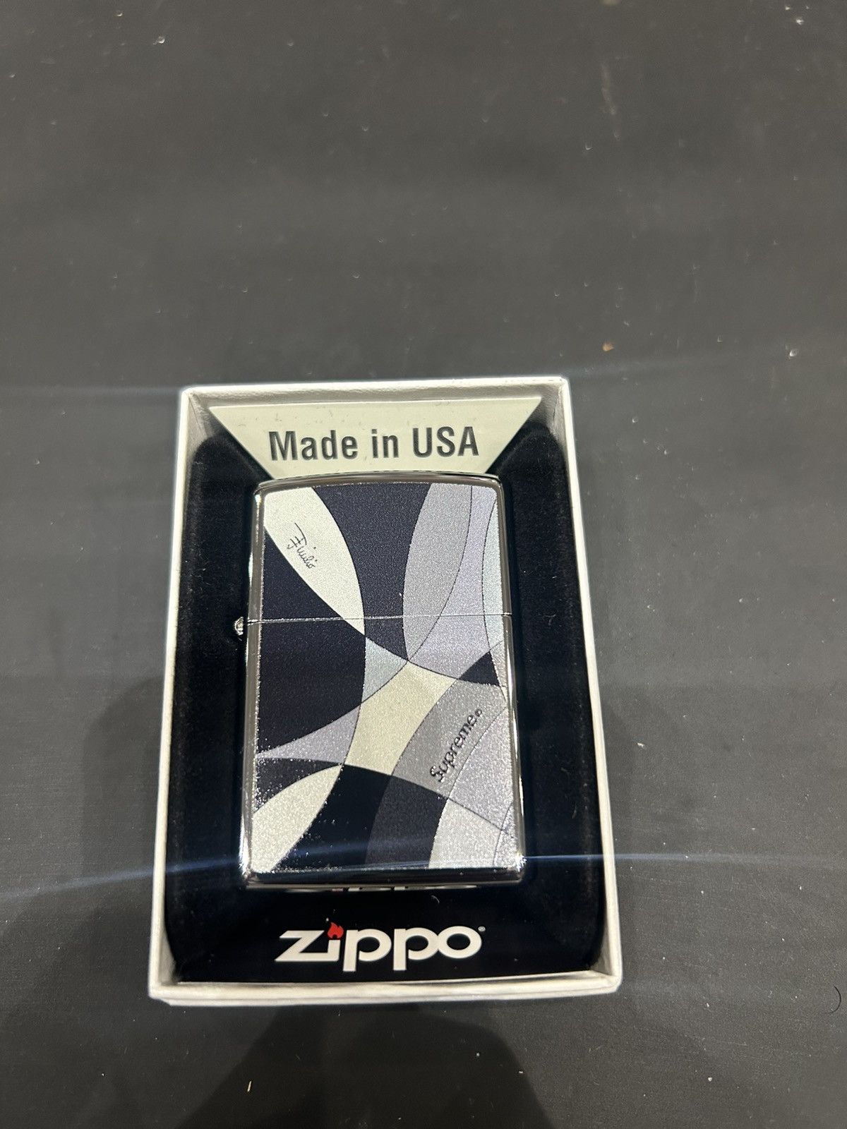 Supreme Supreme zippo lighter Emilio Pucci black grey Size ONE SIZE - 1 Thumbnail