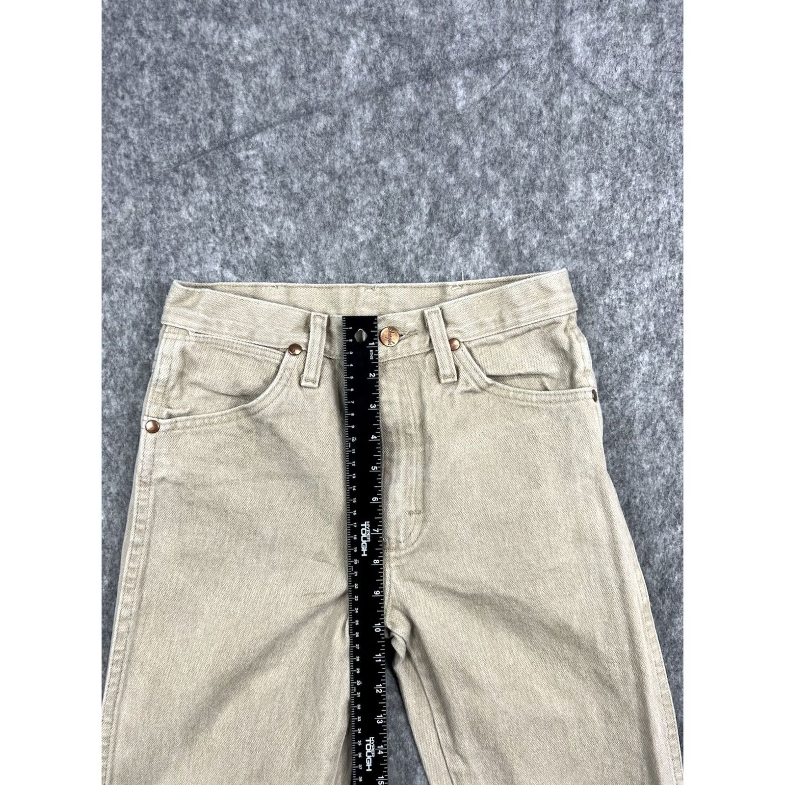 Wrangler Wrangler Jeans Cowboy Cut Tan Cowboy Fit Straight Leg 27x32 Men Regular Denim Zip 5-Pocket Size US 27 - 6 Thumbnail