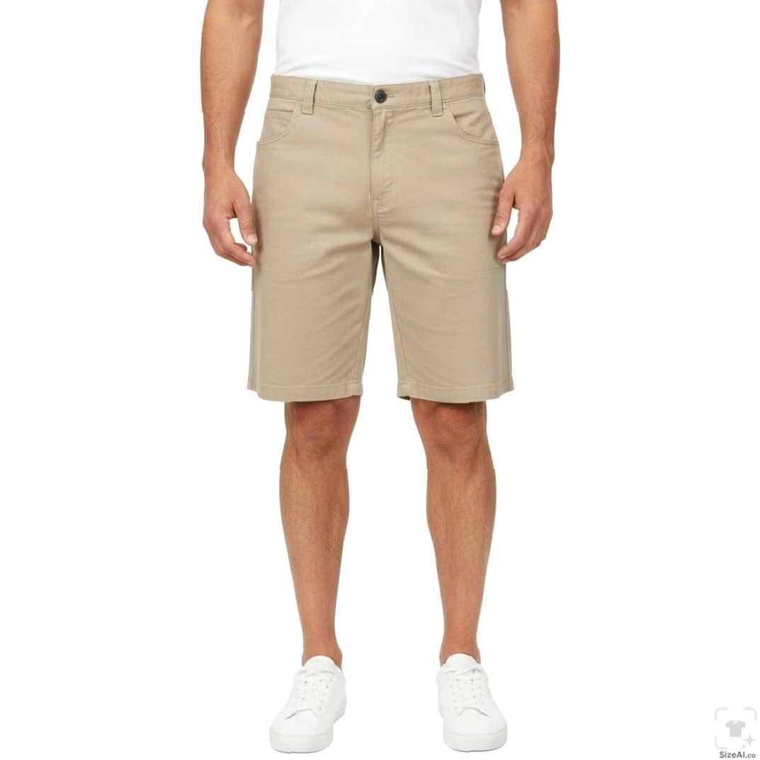 Dickies Dickies Shorts Mens M Beige Cargo Relaxed Fit 11 Inseam Pockets Canvas Cotton Zip Fly Button Closure Workwear Casual Size US 31 - 4 Thumbnail