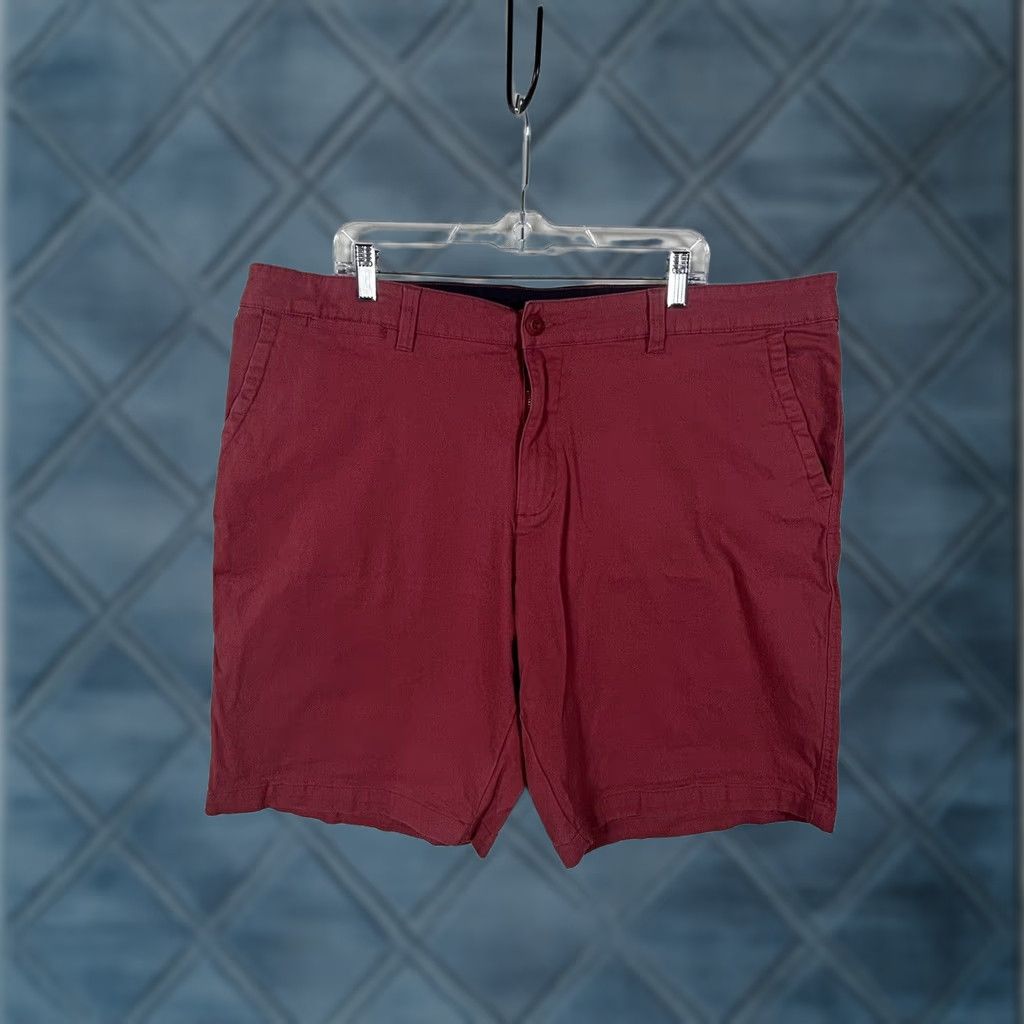Vintage Rugby University Men's Chino Red Shorts Size 42 Stretch Pockets Bermuda Casual Size US 42 / EU 58 - 1 Thumbnail
