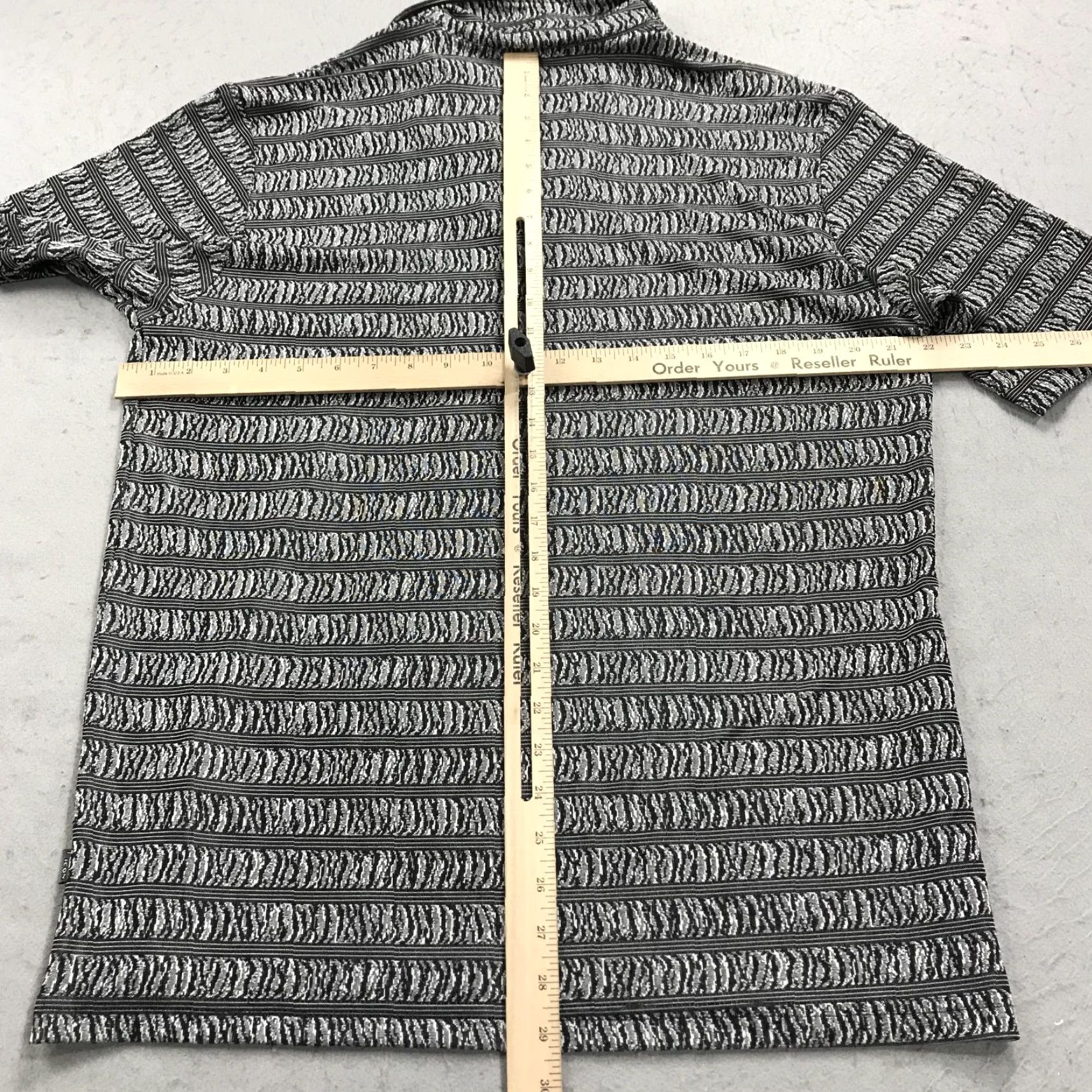Vintage VINTAGE Pop Icon Shirt Mens XL Gray 90s Button-Up Collared Short Sleeve Classic Casual Regu lar Fit Size US XL / EU 56 / 4 - 7 Thumbnail