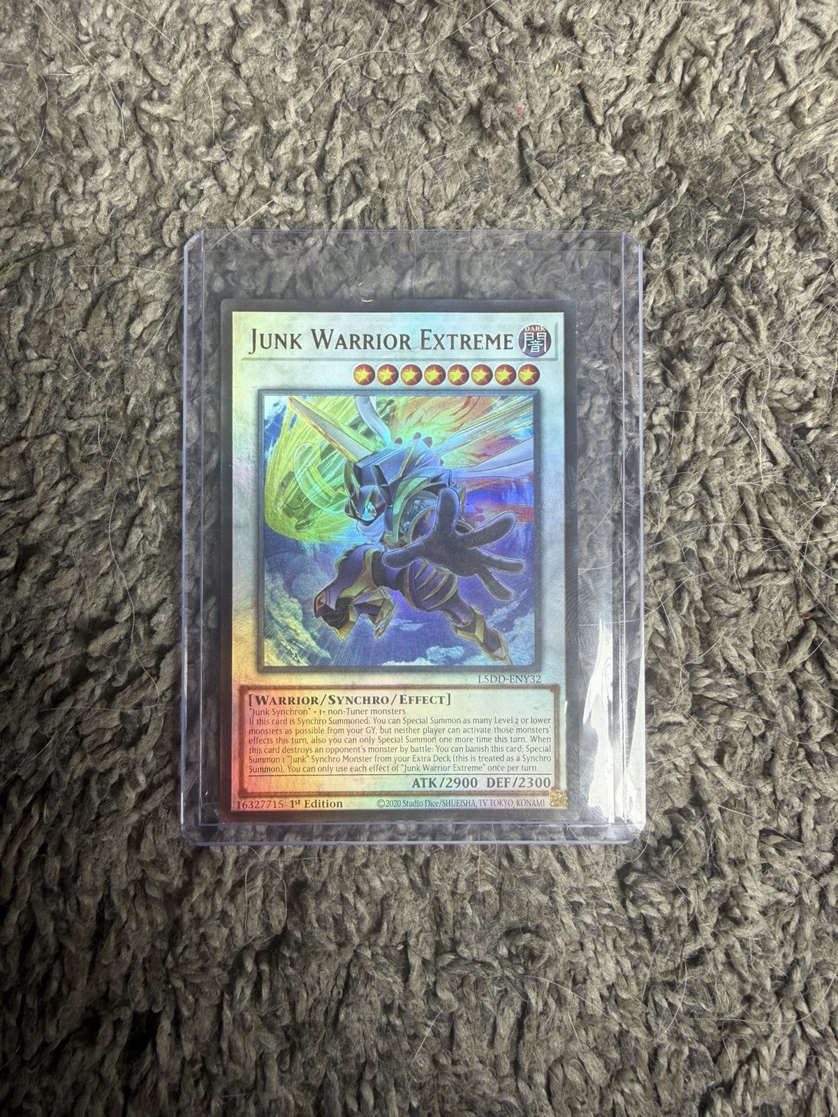 Hypebeast 2020 Konami Yu-Gi-Oh! Junk Warrior Extreme Card Size ONE SIZE - 1 Thumbnail