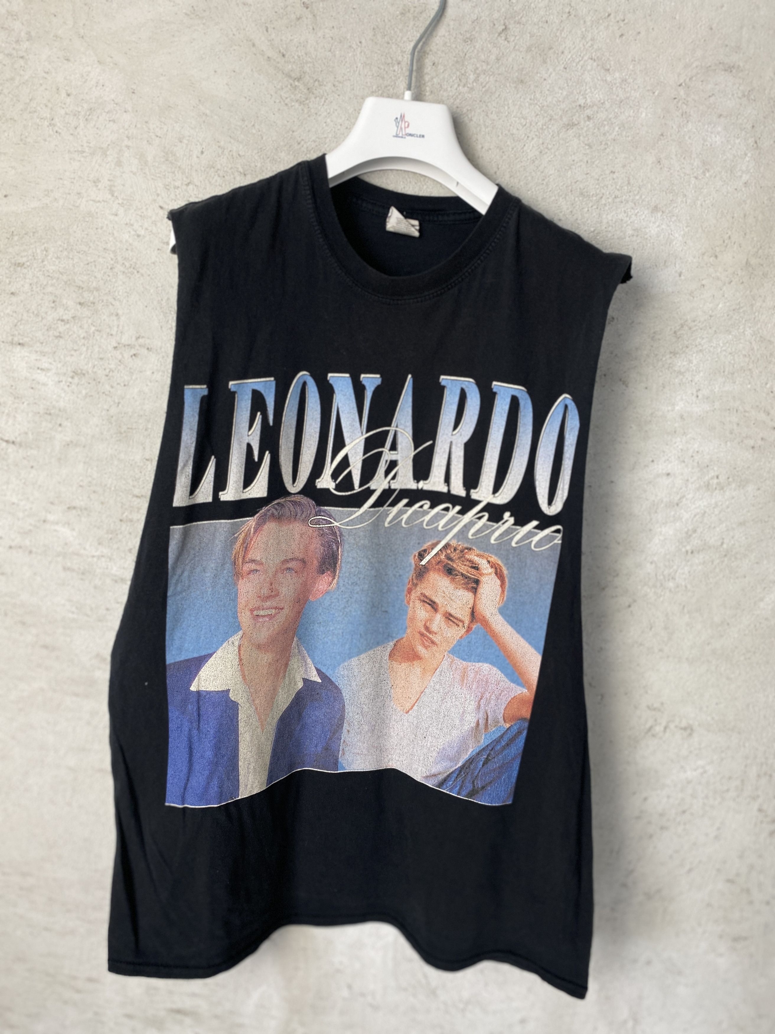 Vintage Leonardo DiCaprio tank top t-shirt tee y2k 00s Size US XL / EU 56 / 4 - 1 Thumbnail