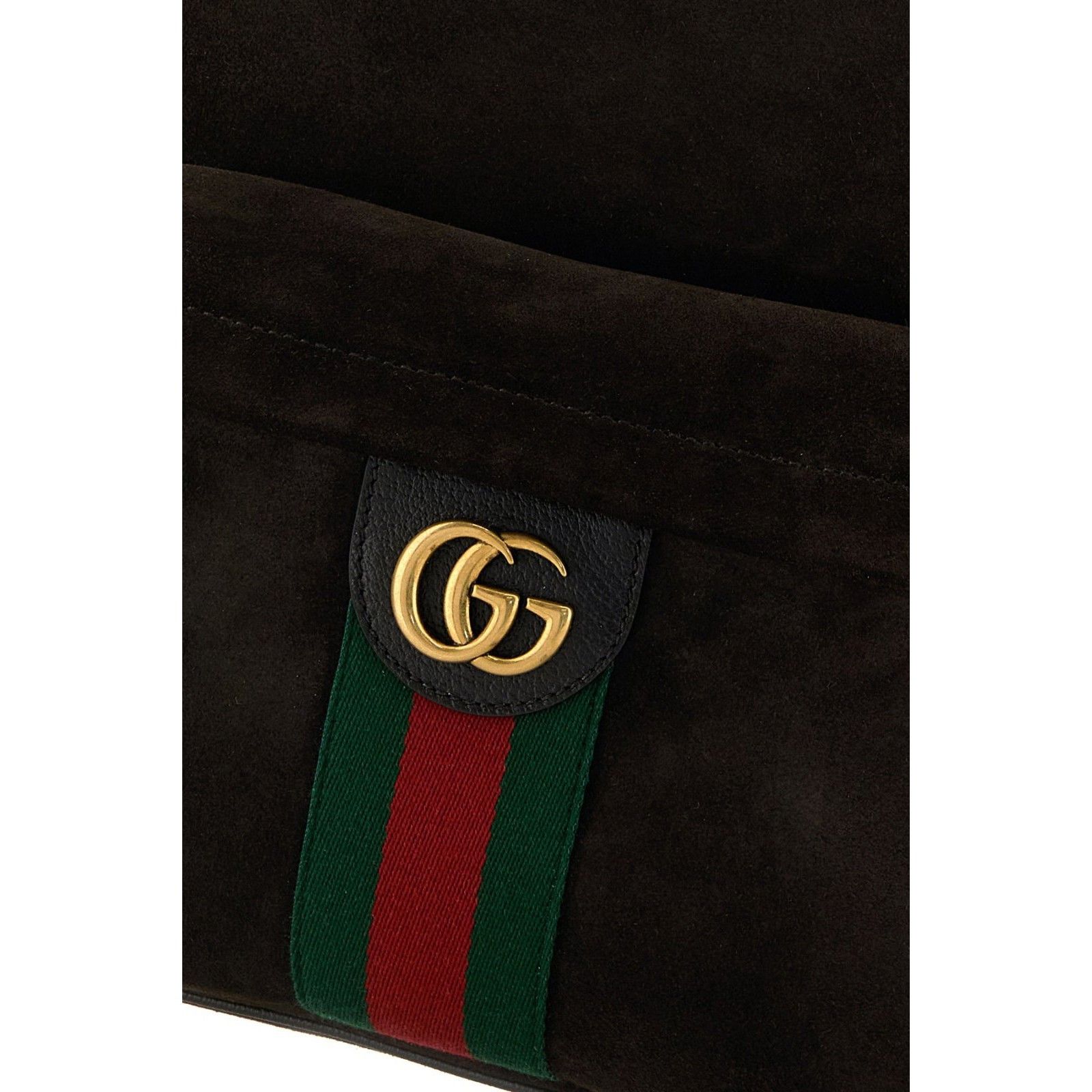 Gucci GUCCI Ophidia Dark Brown Suede Backpack New & Authentic Size ONE SIZE - 4 Thumbnail