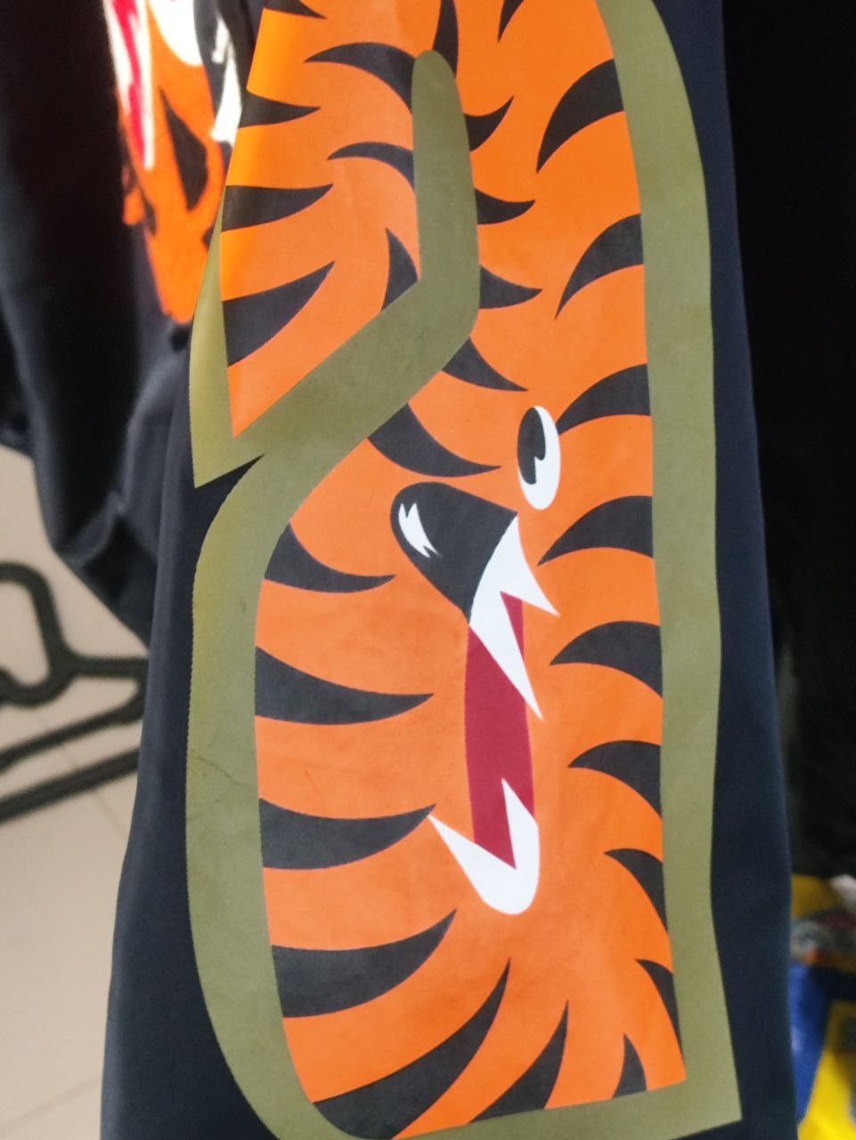 Bape Bape Split Tiger Shark Ma-1 Bomber Jacket Size US XL / EU 56 / 4 - 5 Thumbnail