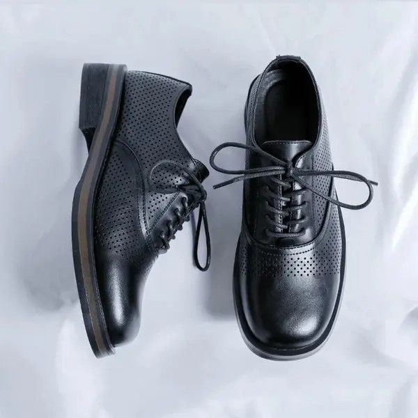 Leather Kobayashi x Eno Perforated Derby Shoes Size US 8 / EU 41 - 6 Thumbnail
