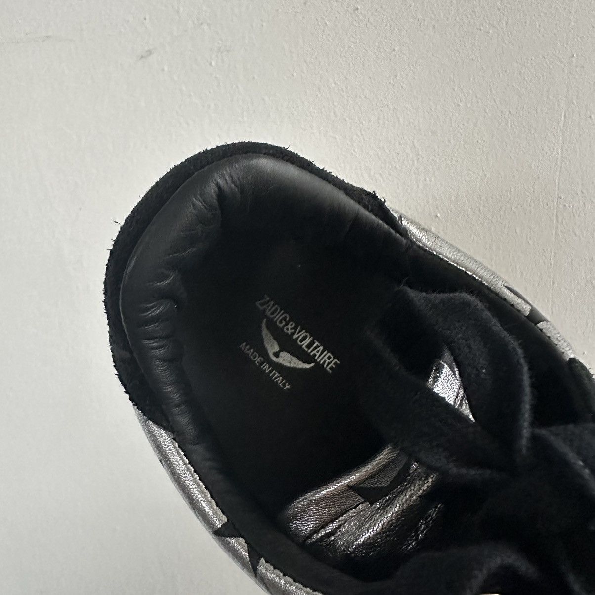 Zadig & Voltaire Zadig & Voltaire Lightning Leather Low-Top Sneakers Size US 8 / IT 38 - 12 Thumbnail