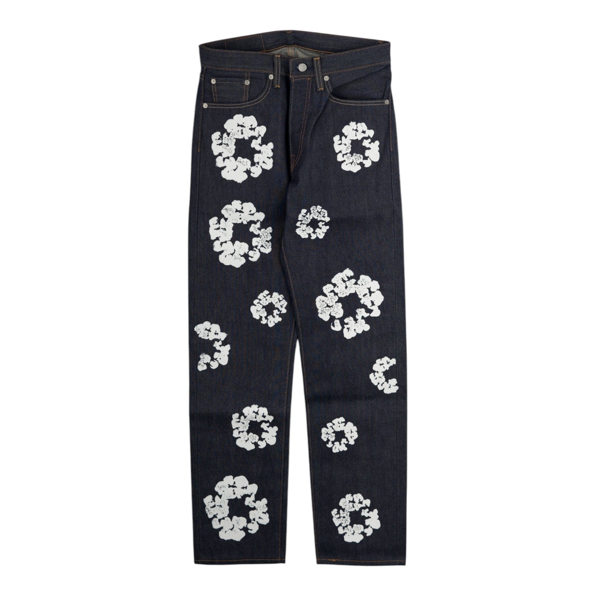 DENIM TEARS x Levi's Cotton Wreath Jeans Selvedge Size US 31 - 1 Thumbnail