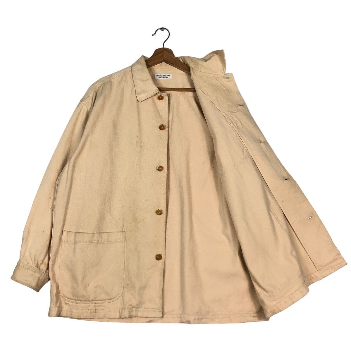 Japanese Brand 🔥Vintage Chore Jacket Work Takeo Kikuchi Duck Canvas Size US L / EU 52-54 / 3 - 11 Thumbnail