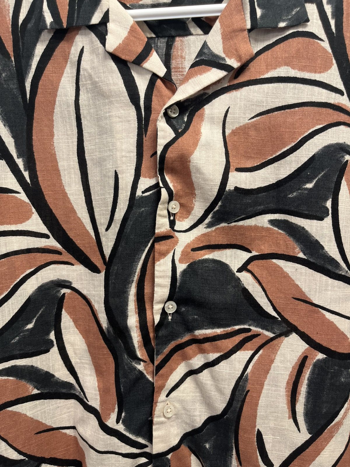 Zara Zara Men Floral Shirt Size US M / EU 48-50 / 2 - 2 Thumbnail