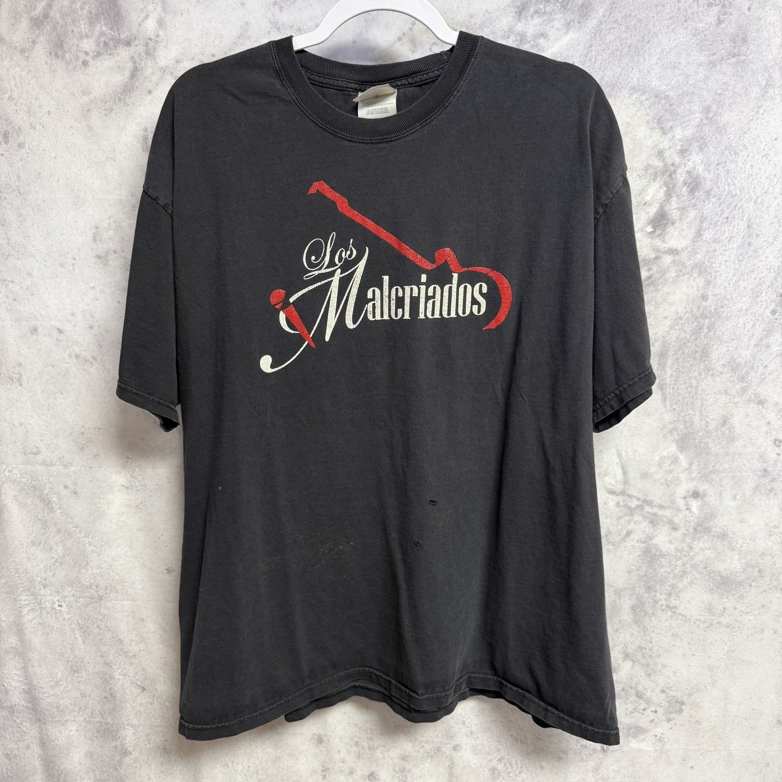 Band Tees Vintage Los Malcriados T Shirt Mens XL Black Size US XL / EU 56 / 4 - 2 Thumbnail