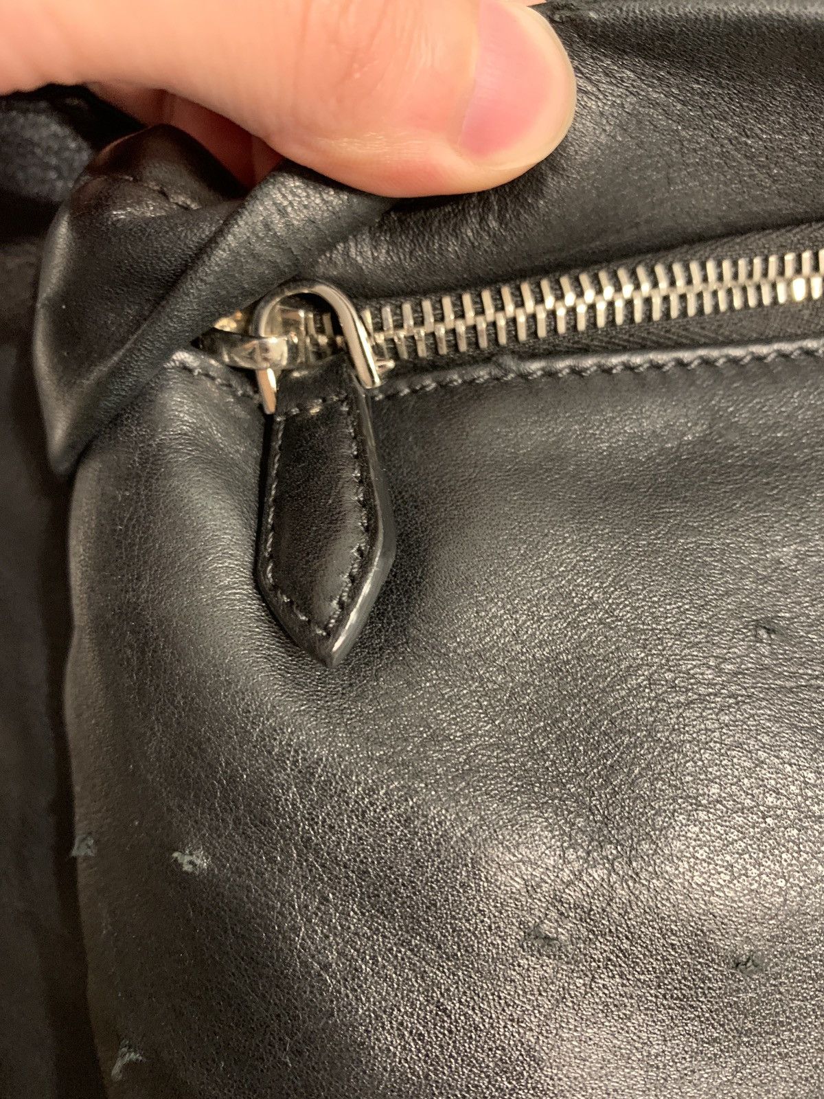 Givenchy Black Leather Destroyed Backpack Size ONE SIZE - 7 Thumbnail