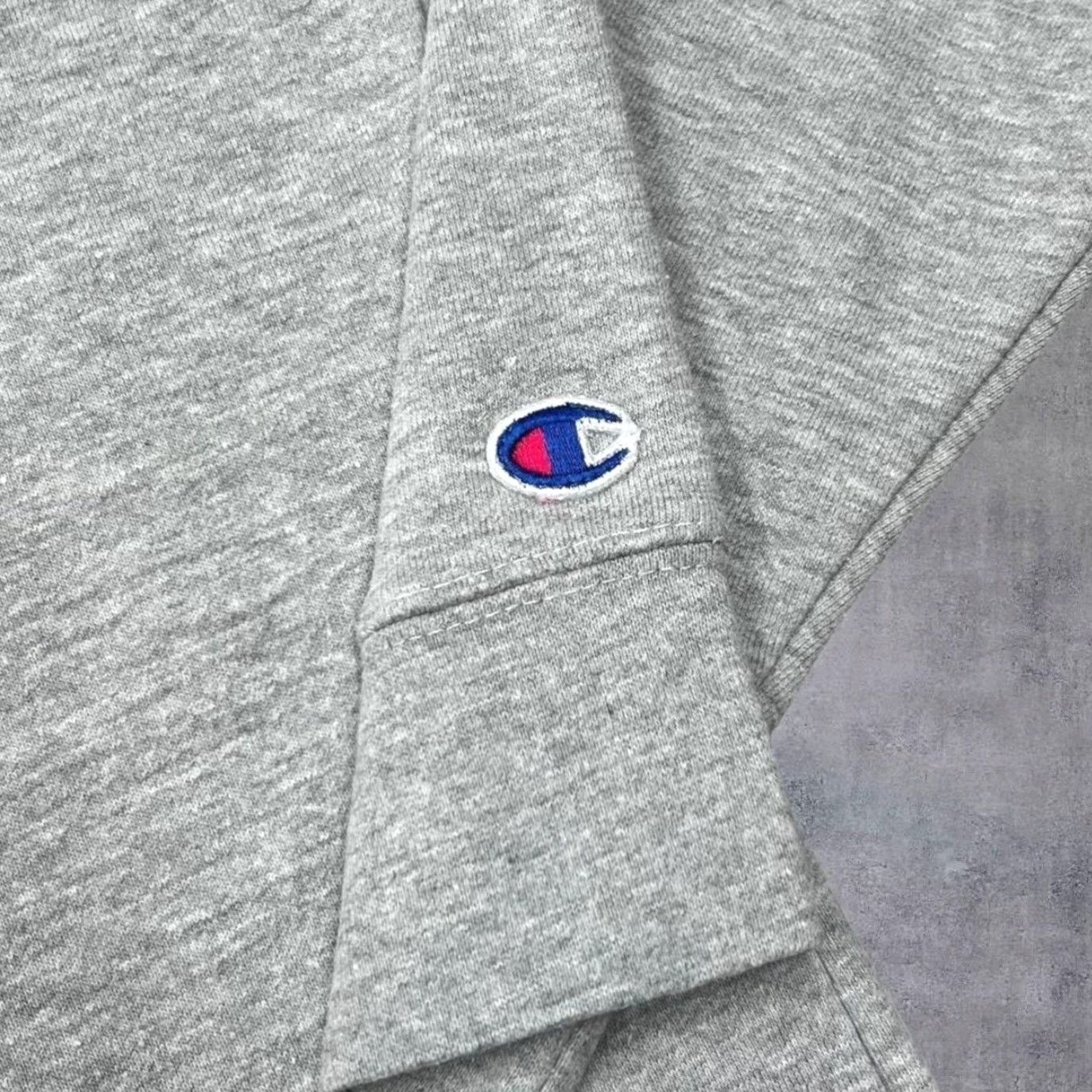 Champion Champion Elite Classic Embroidered Grey Sweatshirt Large Logo Spellout Men XL? Size US L / EU 52-54 / 3 - 4 Thumbnail
