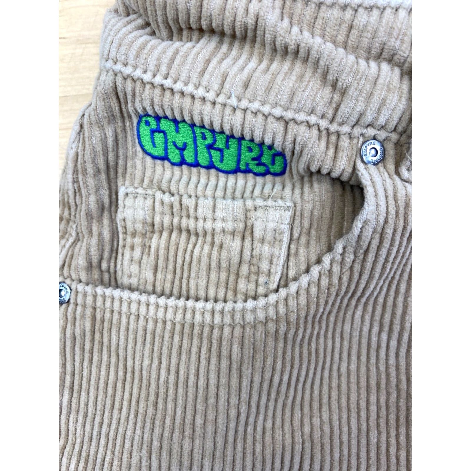 Empyre Empyre Tori Corduroy Skate Pants Women 0 Gray 90s Baggy Wide-Leg Vintage? No Size 25" / US 0 / IT 36 - 4 Thumbnail