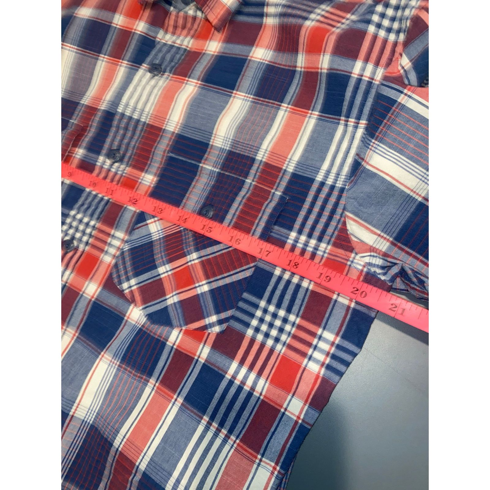 Brooks Brothers Brooks Brothers Red White Blue Plaid Long Sleeve Shirt Mens Size US M / EU 48-50 / 2 - 7 Thumbnail