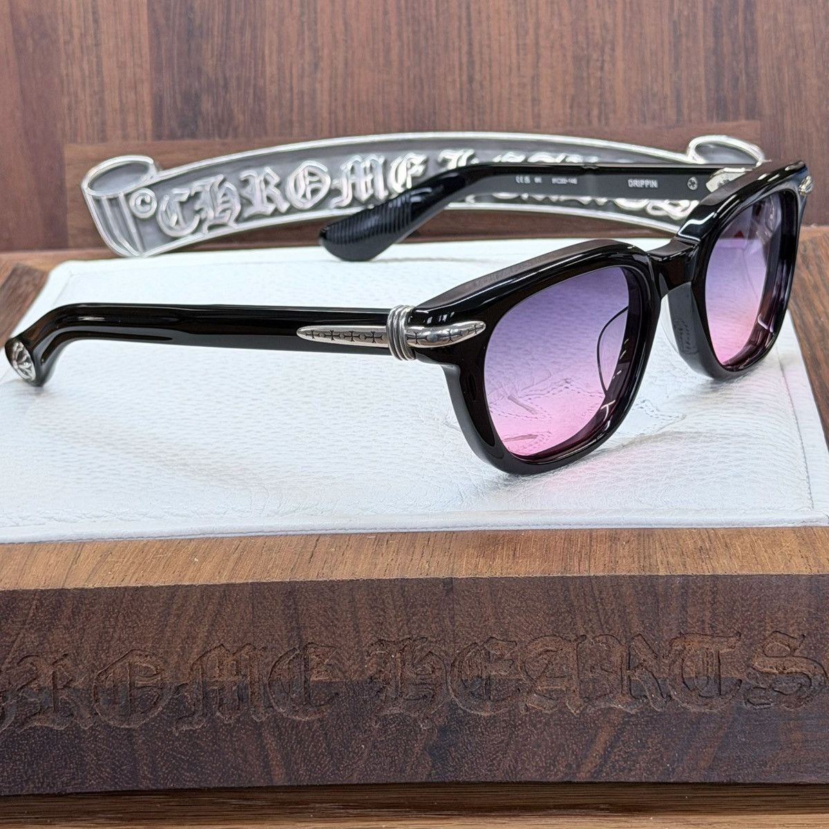 Chrome Hearts Chrome Hearts DRIPPIN 1/1 Sunglasses Size ONE SIZE - 6 Thumbnail