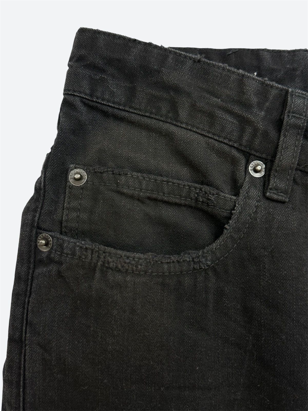 Balenciaga Balenciaga Hybrid 50 50 Split Jeans Black Gray XS Size US 30 / EU 46 - 6 Thumbnail