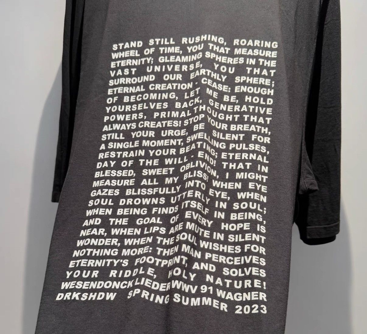 Rick Owens Rick Owens DRKSHDW "Barrage" Graphic Short Sleeve T-Shirt Size US M / EU 48-50 / 2 - 2 Thumbnail
