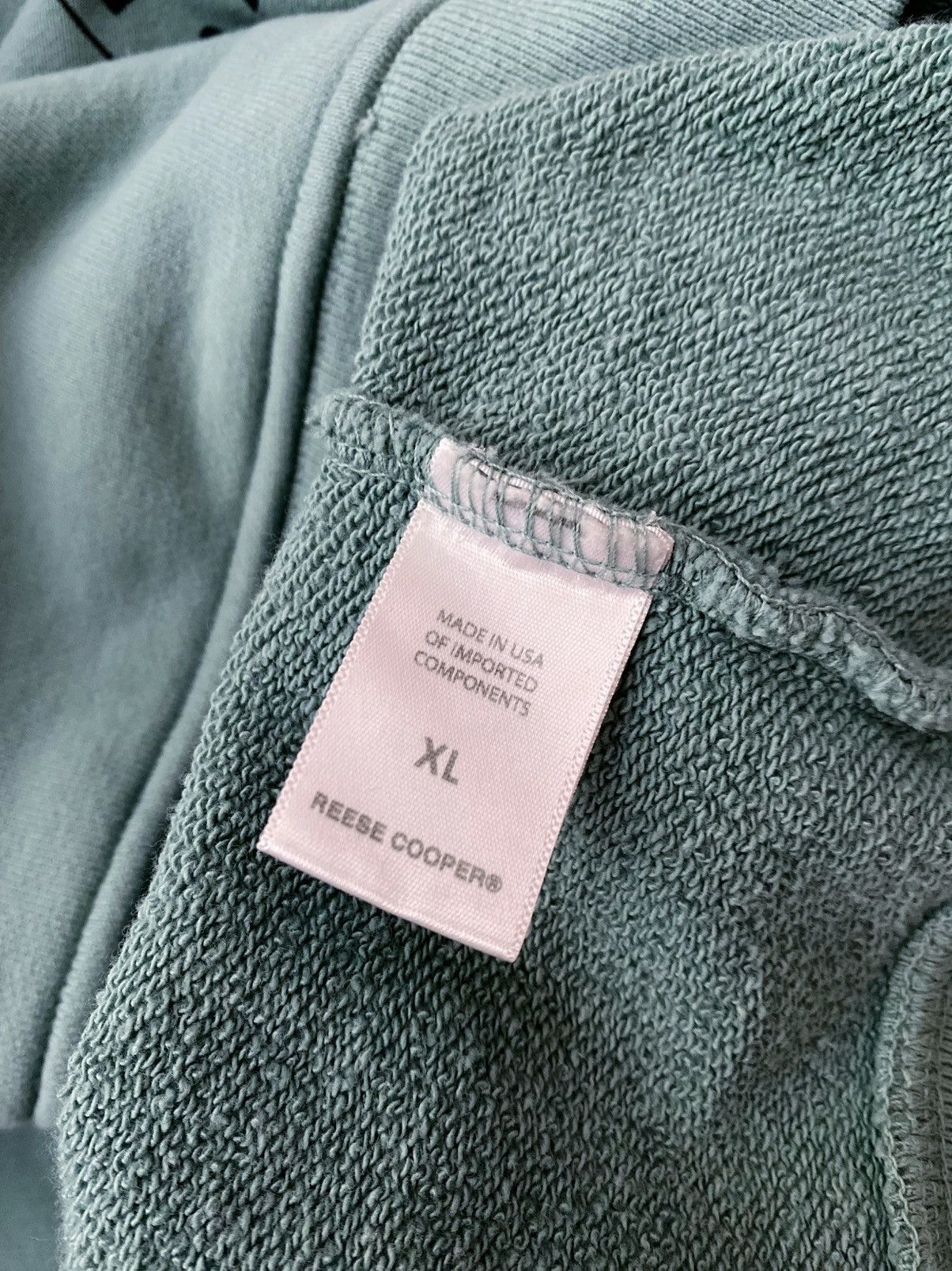 Reese Cooper REESE COOPER Flags Cotton Knit Hoodie In Green size XL Size XL / US 12-14 / IT 48-50 - 8 Thumbnail