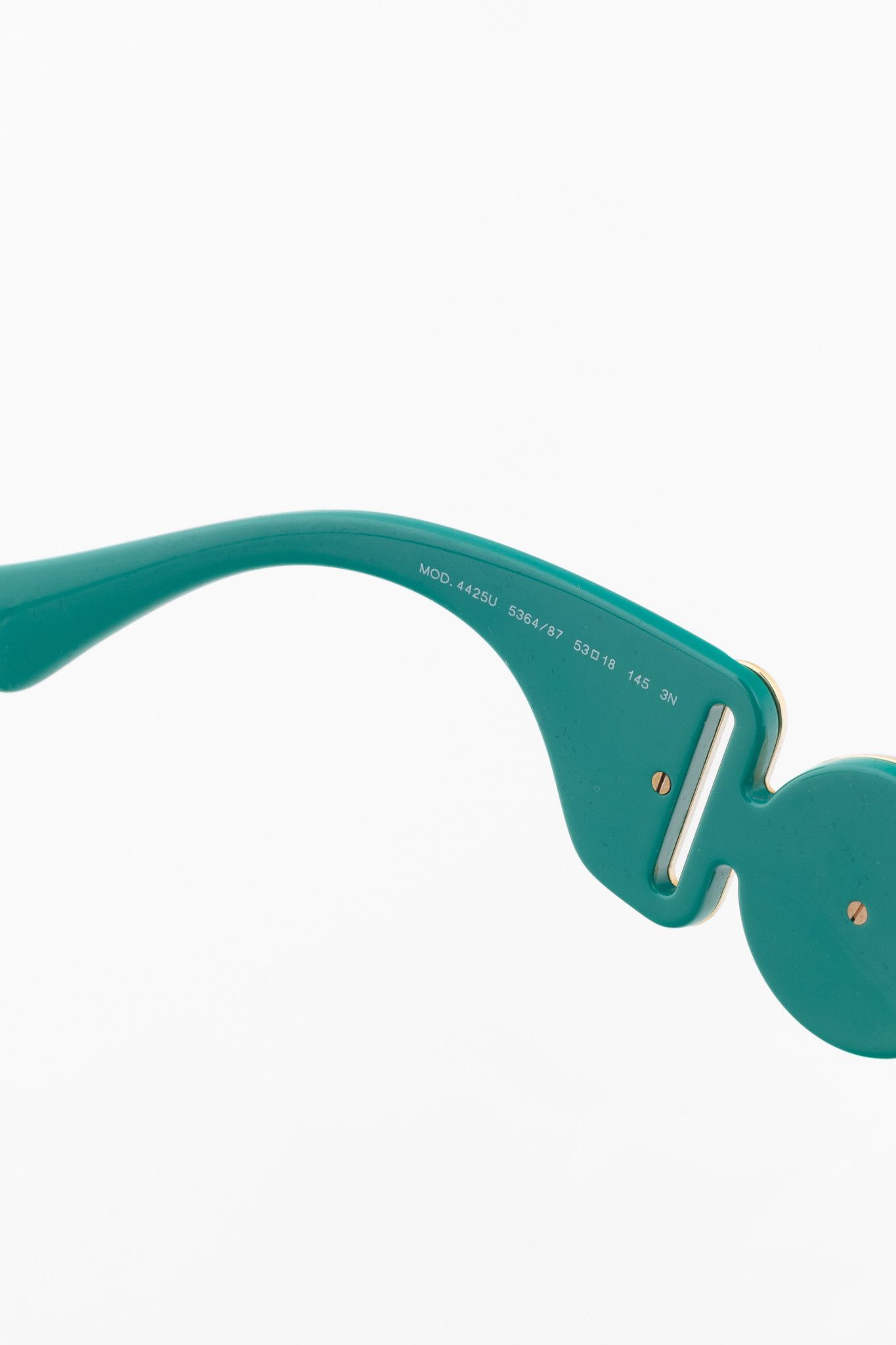Versace Versace VE4425U Green Medusa-Logo Rectangular Sunglasses Size ONE SIZE - 7 Thumbnail