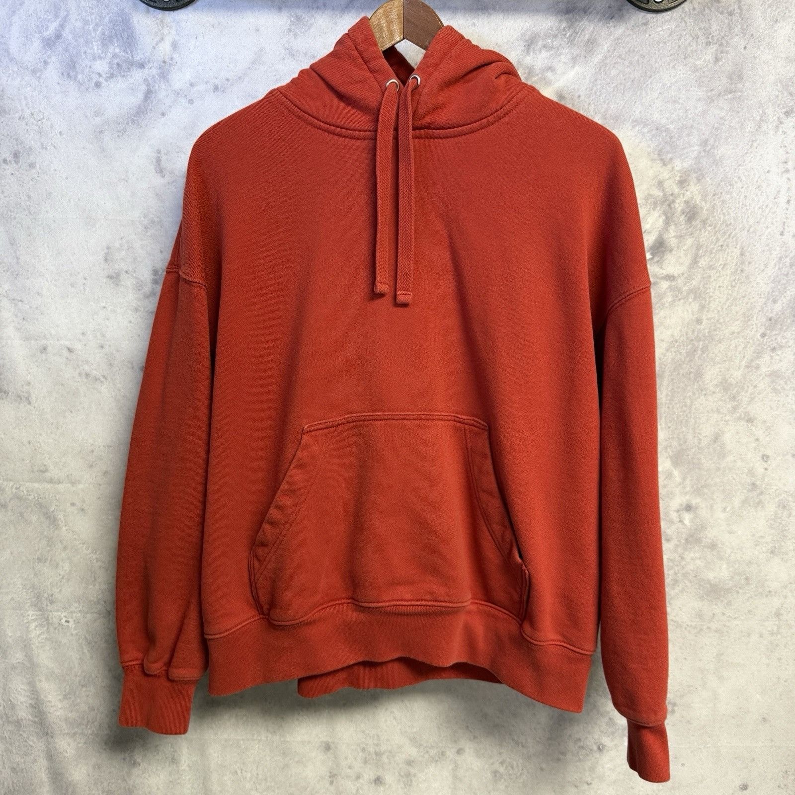 H&M H&M Hoodie Mens Medium 25x23.5 Oversized Red Orange Baggy Size US M / EU 48-50 / 2 - 1 Thumbnail