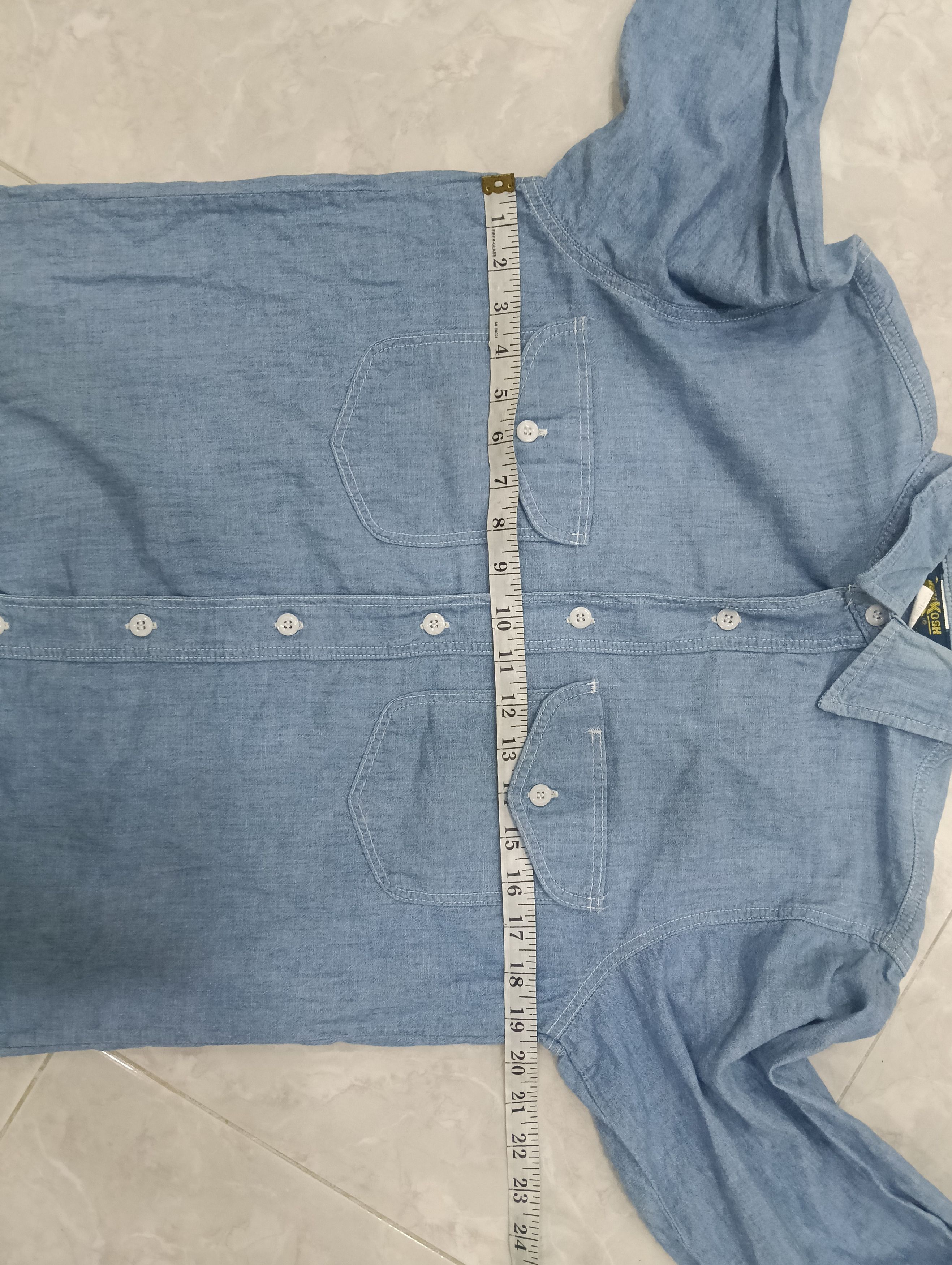 Oshkosh True Vintage 70s Osh Kosh Like USN Chambray Size US M / EU 48-50 / 2 - 9 Thumbnail