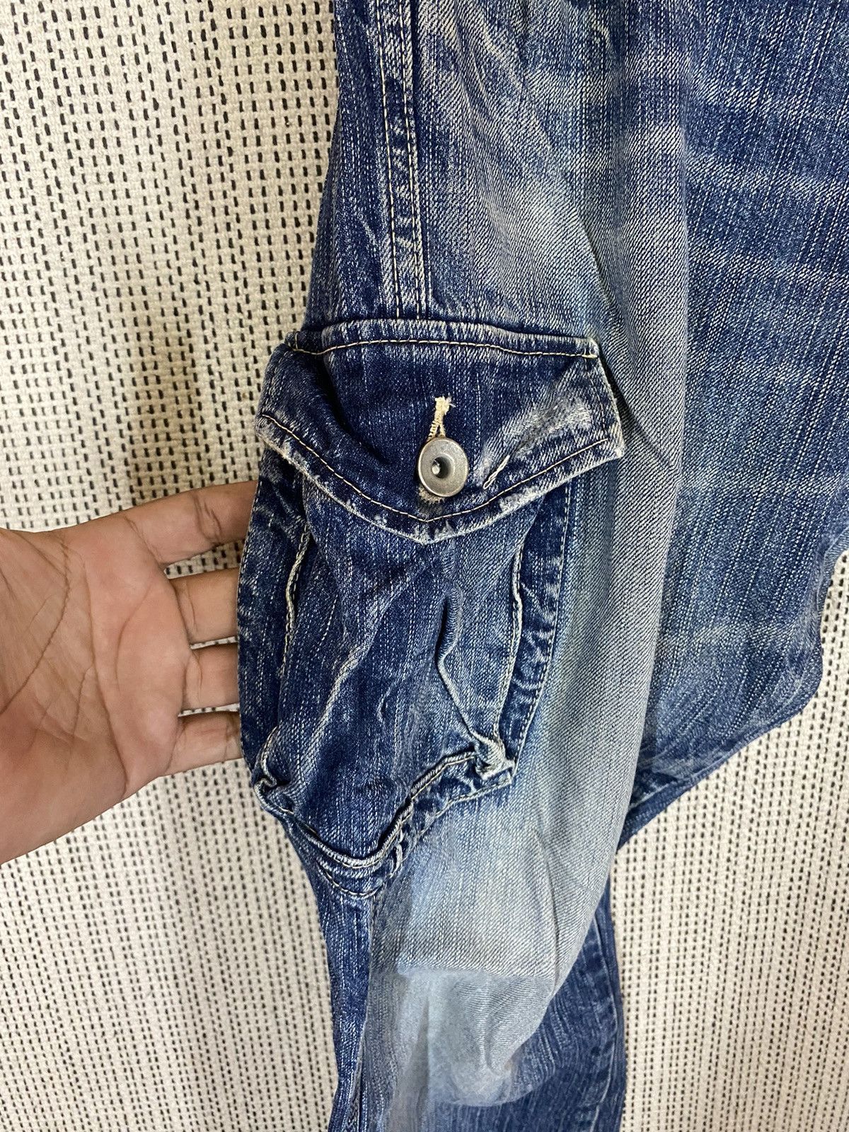 Edition Japan × Japanese Brand × Johnbull John bull distressed denim regular fits Size US 33 - 10 Thumbnail