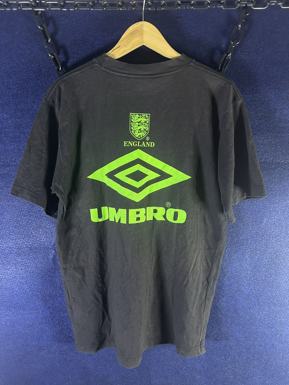 Palace × Umbro Vintage Umbro Uefa Euro 96 England Sunfaded Tshirt Size US M / EU 48-50 / 2 - 7 Thumbnail